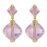 Silver Bright Pink Earrings - penelope-it.com